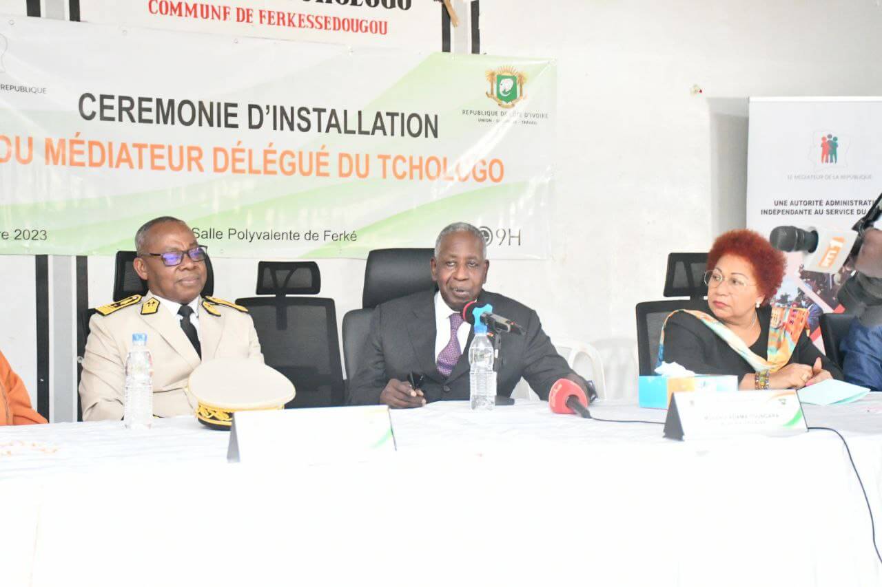 Déconcentration des services de l’Institution / Le nouveau Médiateur délégué du Tchologo prend fonction