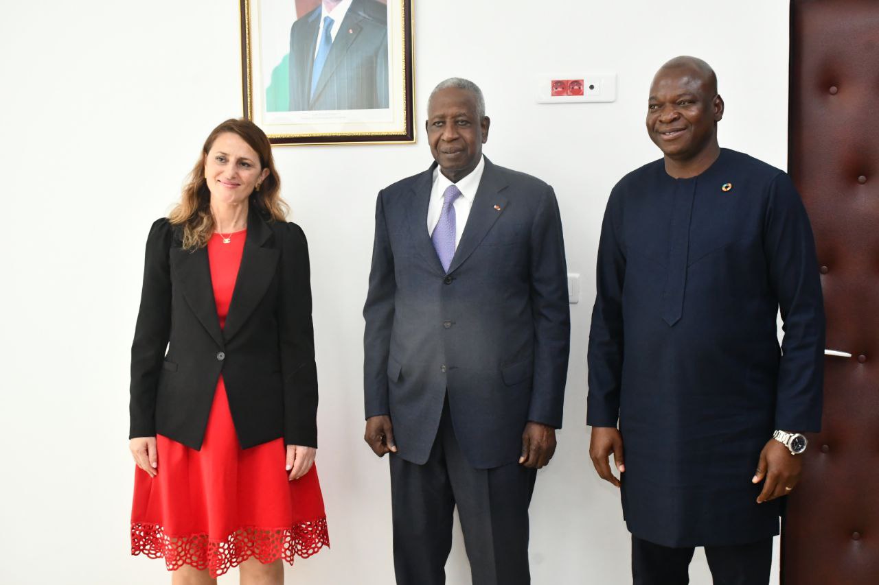 Abidjan: Audience avec Madame Blerta Cela, Représente Résidentebdu PNUD en Côte d'Ivoire.